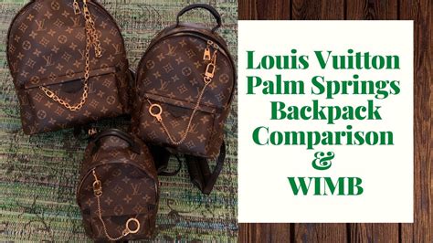 lv palm spring mm vs pm|The Louis Vuitton Palm Springs Backpack: Sizes & Styles.